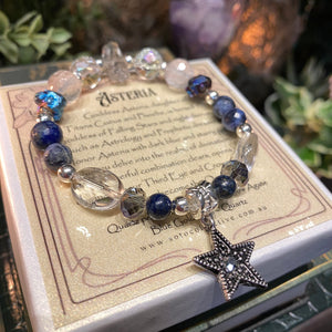 Asteria - Crystal beaded bracelet
