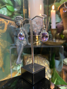 Amethyst earrings