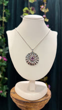 Load image into Gallery viewer, Aaron Hofman Original - Hand forged Daisy/ Zircon pendant