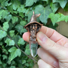 Load image into Gallery viewer, Wizard Copper Pendant with Lemurian Clear Quartz point