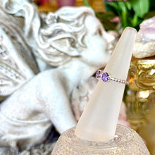 Load image into Gallery viewer, Faceted Amethyst Ring