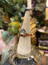 Load image into Gallery viewer, Aqua Aura &amp; Copper ring