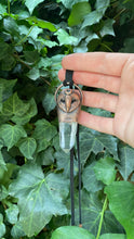 Load image into Gallery viewer, Barn Owl Relic Pendant with Clear Quartz Crystal