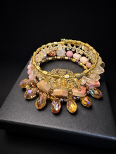 Load image into Gallery viewer, La Bohème Crystal wraparound bracelet