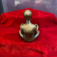 Load image into Gallery viewer, Meditating Pleiadian Coldcast Bronze