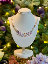 Load image into Gallery viewer, Fresh water Pearl and crystal necklace