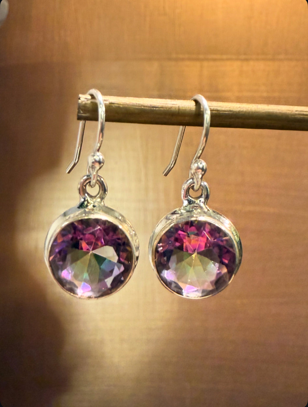 Mystic Topaz earrings