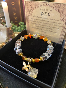 Spirit of the Bee - crystal bracelet