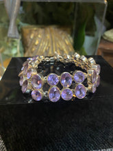 Load image into Gallery viewer, Faceted Amethyst bracelet