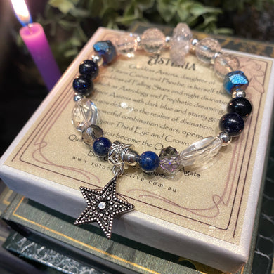 Asteria - Crystal beaded bracelet
