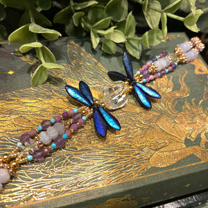 Dragonfly dreams crystal bracelet