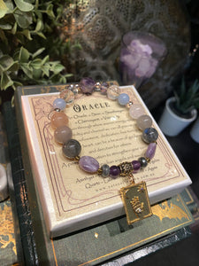The Oracle - crystal beaded bracelet