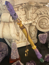 Load image into Gallery viewer, Sunfyre - Amethyst Dragon tooth wand