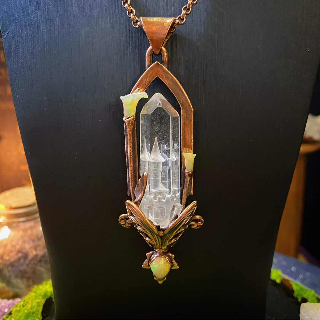 ‘Castle In the Sky’ Relic pendant with chain