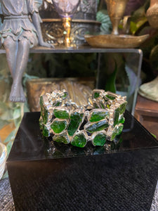 Chrome Diopside bracelet