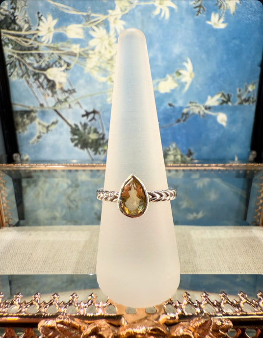 Citrine Sterling silver ring