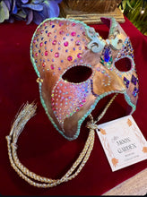 Load image into Gallery viewer, Alli’s Moon Garden Bespoke Masquerade Mask