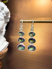 Load image into Gallery viewer, Mystic Topaz crystal earrings