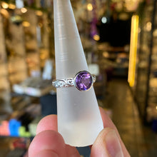 Load image into Gallery viewer, Sterling Silver Amethyst Ring