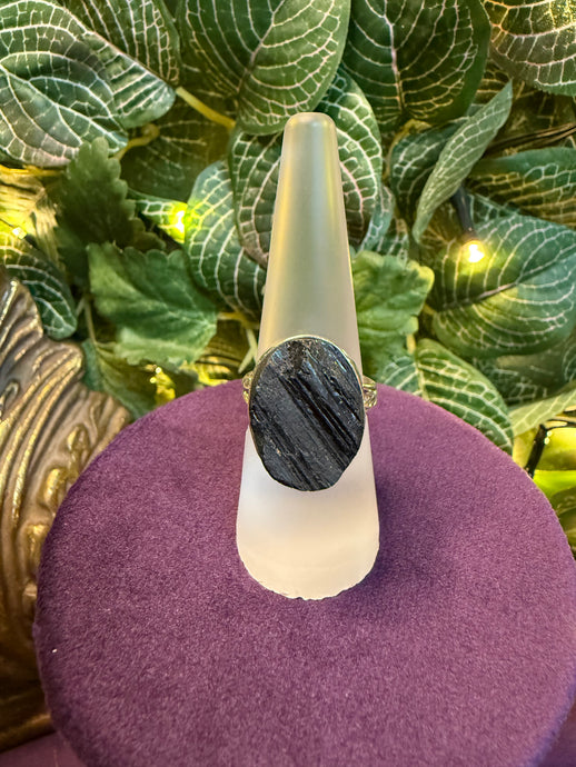 Black Tourmaline Ring