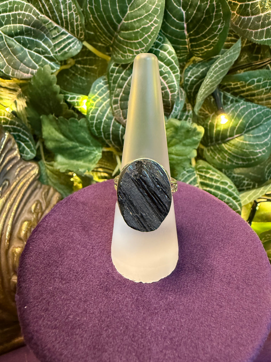 Black Tourmaline Ring