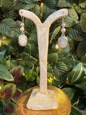 Baroque Pearl sterling silver earring