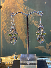 Load image into Gallery viewer, Praisiolite and Periodot earrings