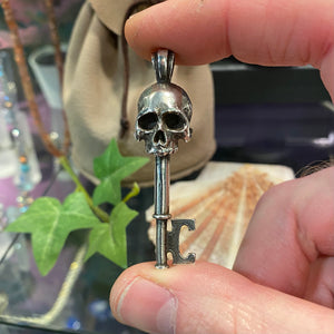 Sterling Silver Skeleton Key Pendant