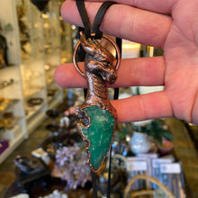 Load image into Gallery viewer, Dragon Totem with Chrysoprase Relic Necklace