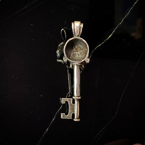 Sterling Silver Skeleton Key Pendant