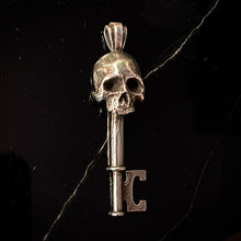 Load image into Gallery viewer, Sterling Silver Skeleton Key Pendant