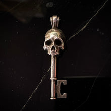 Load image into Gallery viewer, Sterling Silver Skeleton Key Pendant