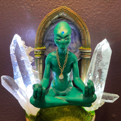 Meditating Pleiadian Crystal nightlight