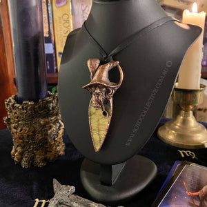 Wizard Copper and Labradorite Pendant