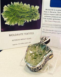 Green Faerie Moldavite Pendant