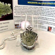 Load image into Gallery viewer, Green Faerie Moldavite Pendant