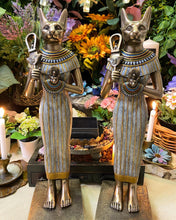 Load image into Gallery viewer, Bastet Coldcast Bronze Statue