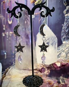 Celestial Amethyst earrings
