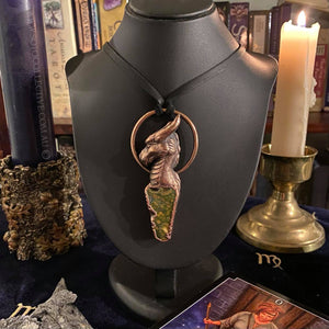 Dragon Totem with Rhyolite Relic Necklace