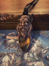Load image into Gallery viewer, &#39;King of Air Element&#39; Totem Pendant with Labradorite and Moldavite