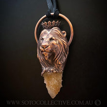 Load image into Gallery viewer, Crowned Lion Totem pendant