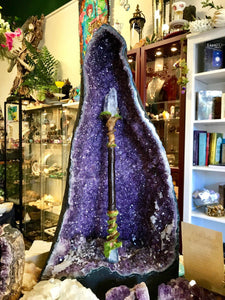 Faerie Castle Wand, Crystal Wand by Soto Collective, Magick wand by Soto Collective