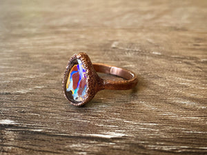 Opal Copper Ring