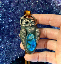 Load image into Gallery viewer, Winking Owl pendant