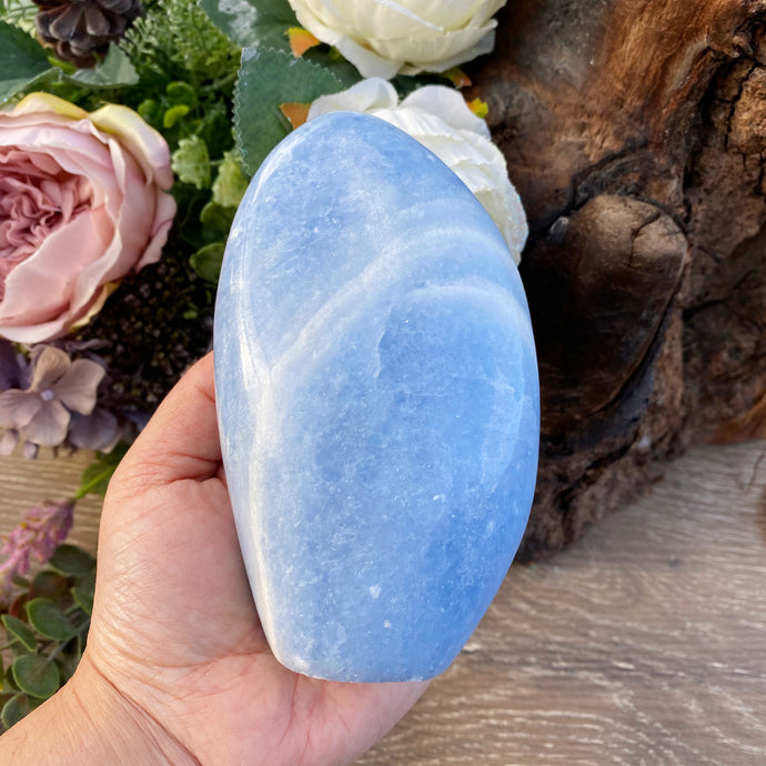 Blue Calcite Polished Form