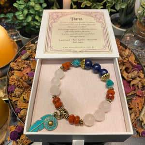 Goddess Freya crystal bracelet