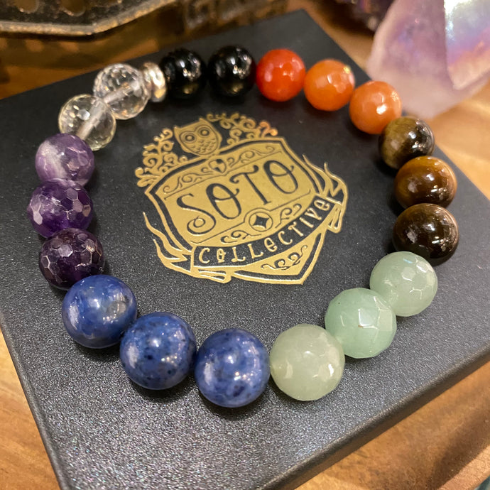 Chakra crystal bracelet