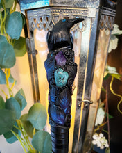 Load image into Gallery viewer, Black Onyx Raven Wand