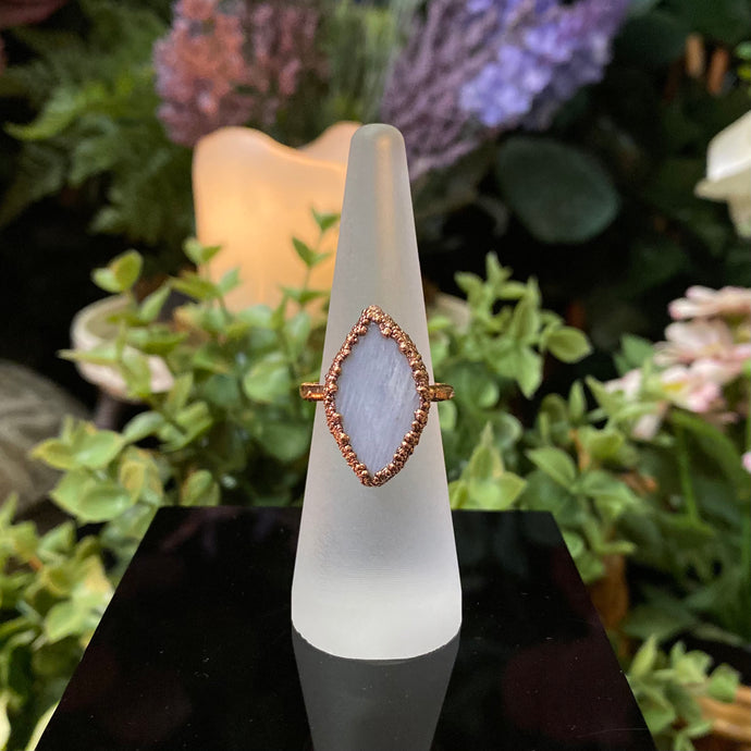 Moonstone and Copper Ring