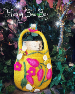 Honey Bee - Felt bag